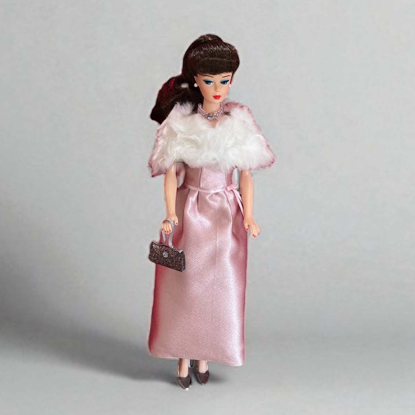 Handmade Vintage-Style Barbie Dress - Pink Enchantment