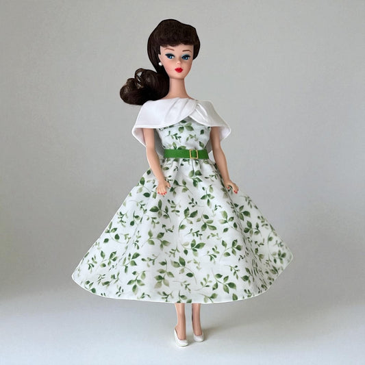 Handmade Vintage-Style Barbie Dress - Irene in the Spring
