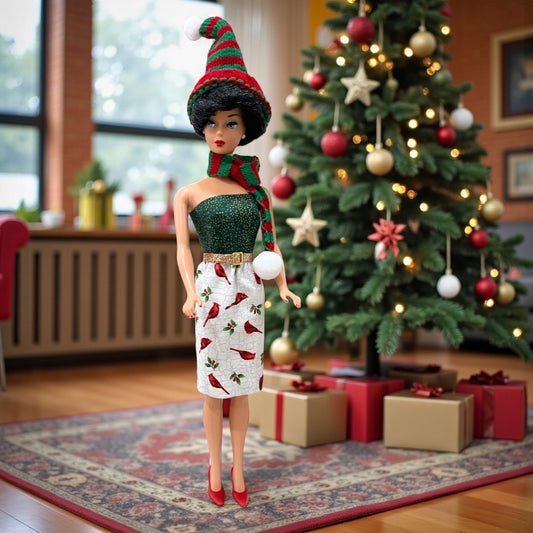 Cardinal Christmas - sheath