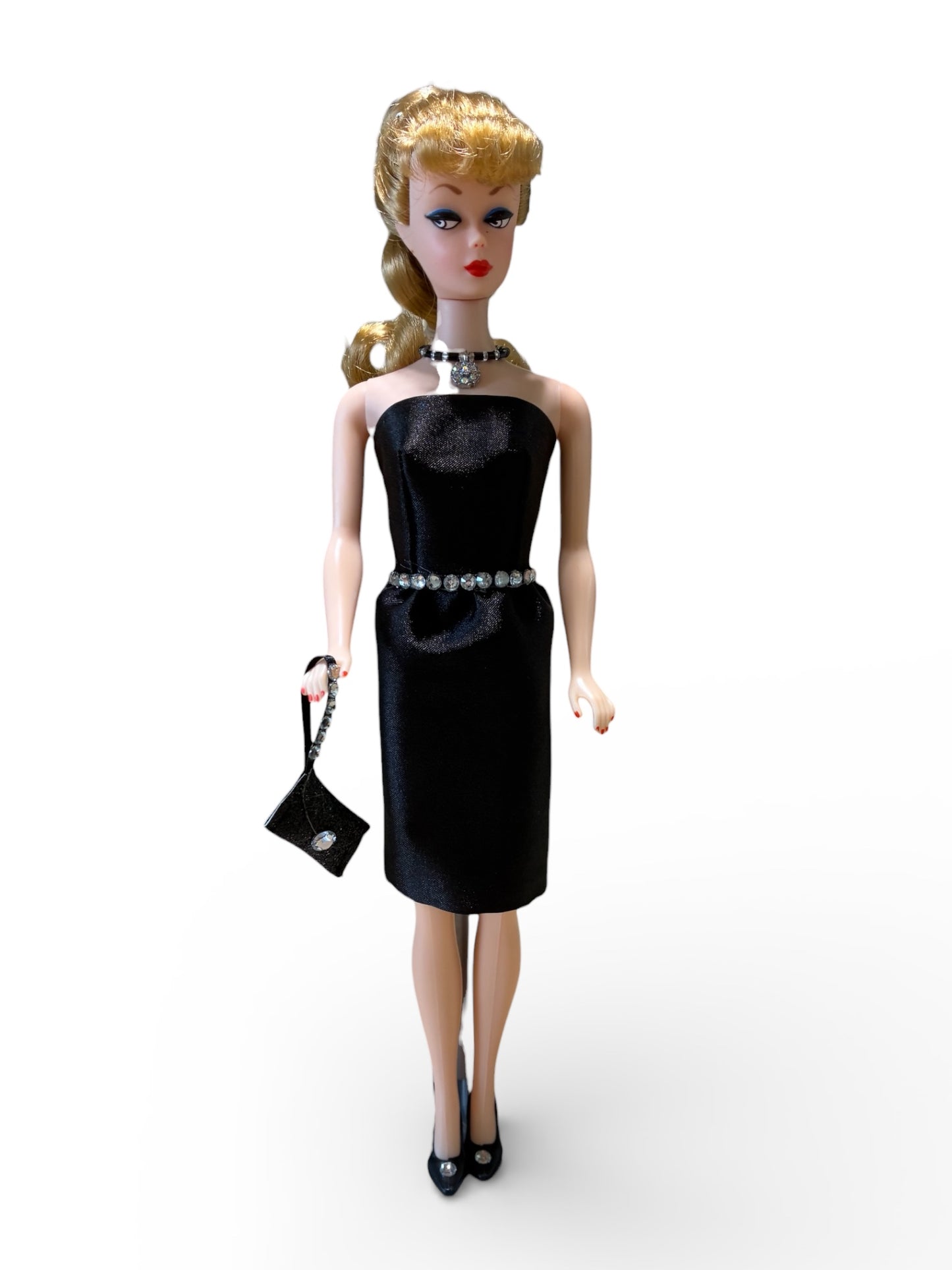 Handmade Vintage-Style Barbie Dress - Magic Evening