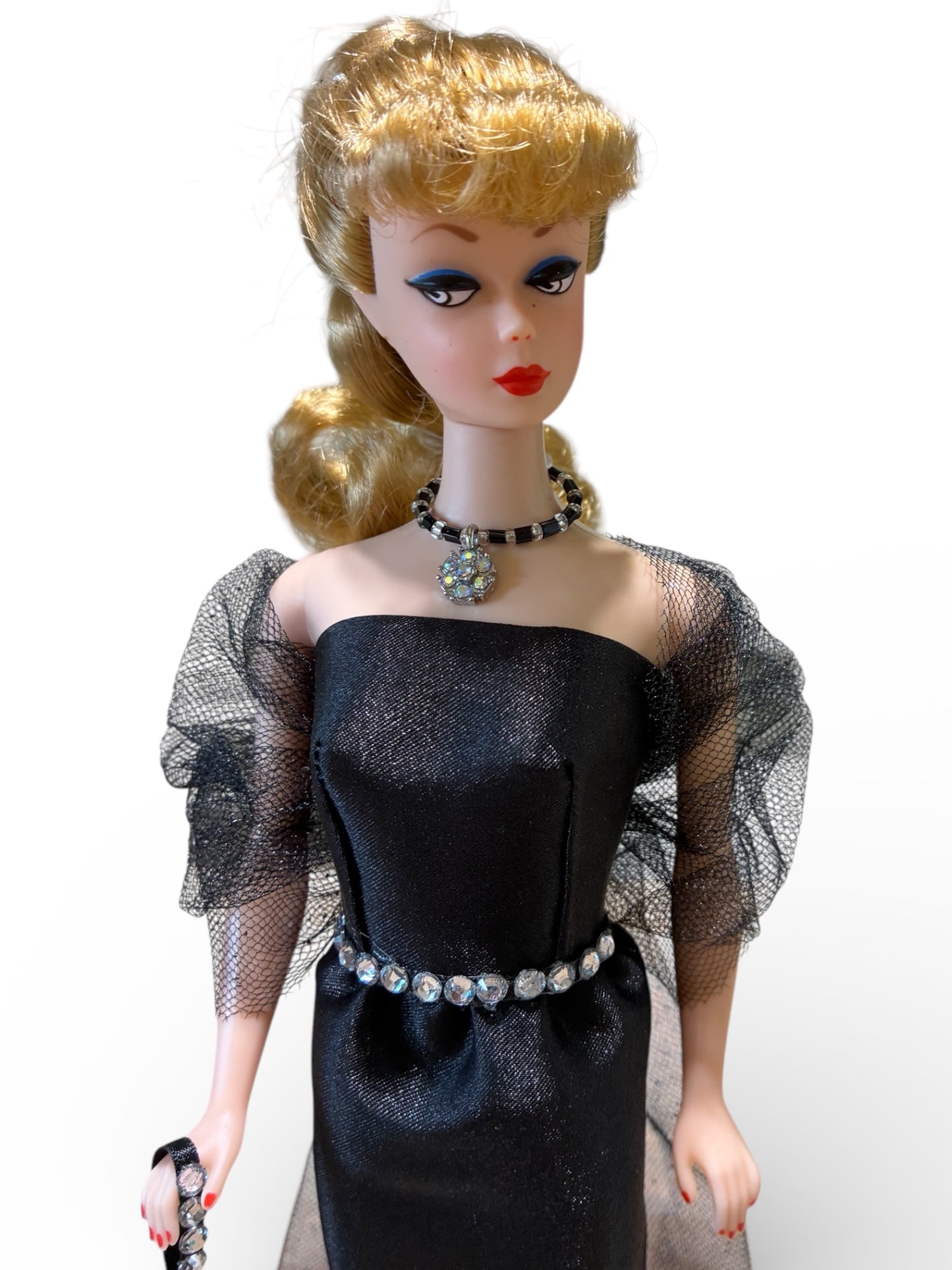 Handmade Vintage-Style Barbie Dress - Magic Evening